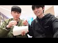 (ENG SUB)【한일게이커플】 일본인 남자친구랑 찜질방 데이트♨️ | 꽃시장 🌼| 쇼핑