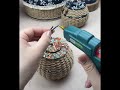 HOW TO CRAFT TEA POT WITH ROPE #craft #handmade #weaving