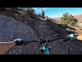 Falcon Flow Trail - Moab - The BEST Intermediate Blue Mountain Biking Trail! SO fun and SO long!