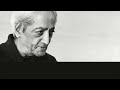 Audio | J. Krishnamurti - Malibu 1972 - Dialogue with Alain Naudé 3 - Stepping out of the stream...