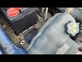 GMC Sierra 1500 truck  battery replacement.