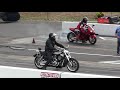 Harley Davidson vs Sportbikes-drag racing