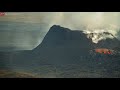 Jun 9, 2024:  Brief Lava flow from Lower Hole in Cone - Iceland Volcano