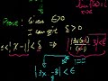 Epsilon-delta limit definition 2 | Limits | Differential Calculus | Khan Academy