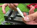 Knife is like a Razor in 1 minute! Intelligent knife Sharpening Technique using a Spark Plug