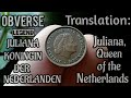 belanda coin 1 cent uang kuno belanda syiling satu sen nederland juliana koin 1953 eropa nederlanden