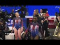 😱 Simone Biles recovers after disastrous fall on balance beam #gymnastics #olympictrials #usa