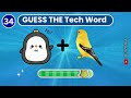 Geuss the Tech word by emoji | can you guess the tech word | tech word trivia |