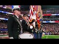 Armed Forces color guard 💂‍♂️ performing during NFL football 🏈 Superbowl 2024!