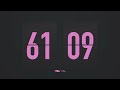 80 Minutes Countdown Flip Clock Timer / Simple Beeps 💕🖤