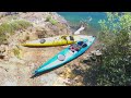 Peaceful Relaxing Kayaking - Kachess Lake, WA. Paddling, Birds, Wind, Rivers, Waterfalls, Mountains