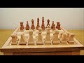Chess pieces cut with a scroll saw. The stages of the construction by Empnoia.