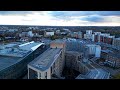 Leicester's John Lewis Car Park Roof - 4K Drone flight in the city