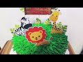 SAFARI CAKE DESIGN | How to Make Adorable Safari theme cake