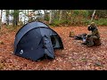 Camping In Rain And Strong Wind