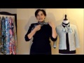 How to Tie a Rectangular Scarf - Part 1