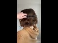 How to curl short hair #shorts