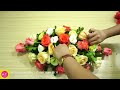 DIY Lisianthus mix rose ,White Baby Flower Arranged by Oval shape |Flower shop 34