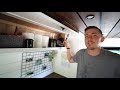 VAN TOUR + CONVERSION COST: Self-converted 170 WB Sprinter with a full bathroom!