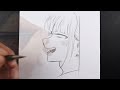 how to Draw crazy anime girl Toga || pencil drawing step by step