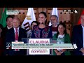 Claudia Sheinbaum festeja en el Zócalo de CdMx su triunfo en elecciones 2024