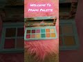 Essence's Welcome To Miami Eyeshadow Palette #beauty #makeup #swatches