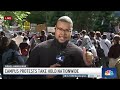 Pro-Palestinian students remain at GW encampment | NBC4 Washington