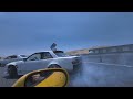 Corvette drifting in 108F weather