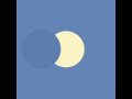 total solar eclipse animation