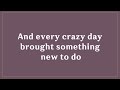 Yesterday When I Was Young - Roy Clark  (Lyrics)