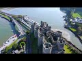 FLYING OVER WALES 4K UHD VIDEO - Visit Beautiful Natural Wales Like In A Fairy Tale & Relaxing Music