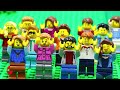 Is there something inside the swimming pool?! - Lego Zombie Apocalypse Attack