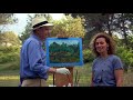 Painting van Gogh's Cypresses with Emmy Award winning David Dunlop