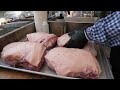 texas barbeque making in the mountains - korean restaurant food