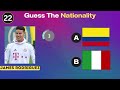 Guess The Country Of Football Player | Football Quiz | Guess Master ⚽