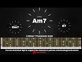 Gorgeous Slow Blues Guitar Backing Track in Am7