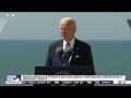 President Biden speaks at Pointe du Hoc about defending democracy