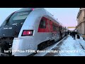 Brand New International Train Vilnius - Riga in LTG Link First Class Cabin