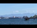 Road Tour in 4K of Downtown Tacoma, Washington + Scenic View of Commencement Bay & Mount Rainier