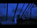 12 Hours of Extra Heavy Rain and Thunder in Foggy Glass Forest Room-Sleep instantly with Rain Sounds