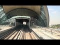 DUBAI METRO :Jebel Ali station to Mall of the Emirates Station  RedLine#dubai #Dubai metro #uae