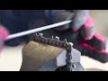 How to Sharpen a Chainsaw by hand with a file