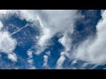 Blue Sky and Clouds Screen Saver (No sound) 2 Hours 4K UHD