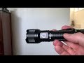 Brinyte PT16 2000 Lumens Tactical Flashlight Overview with Beamshots