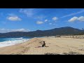 Kite surfers at Propriano, France