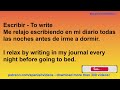 Spanish Verbs With Phrases. Learn Spanish With Pablo. 2024/1