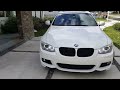 Short video of my 2013 E92 M-Sport 335I BMW.