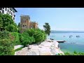 Azure Ambience Streets Walk | Morning walk in Opatija, Croatia: SUPER HDR - 4K - 60 FPS
