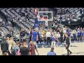 Stephen Curry pregame warmup before golden state Warriors vs Dallas Mavericks 3/22/23 at AAC