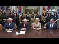 President Trump Participates in a Video Call with the Participants of the First All-Women Spacewalk